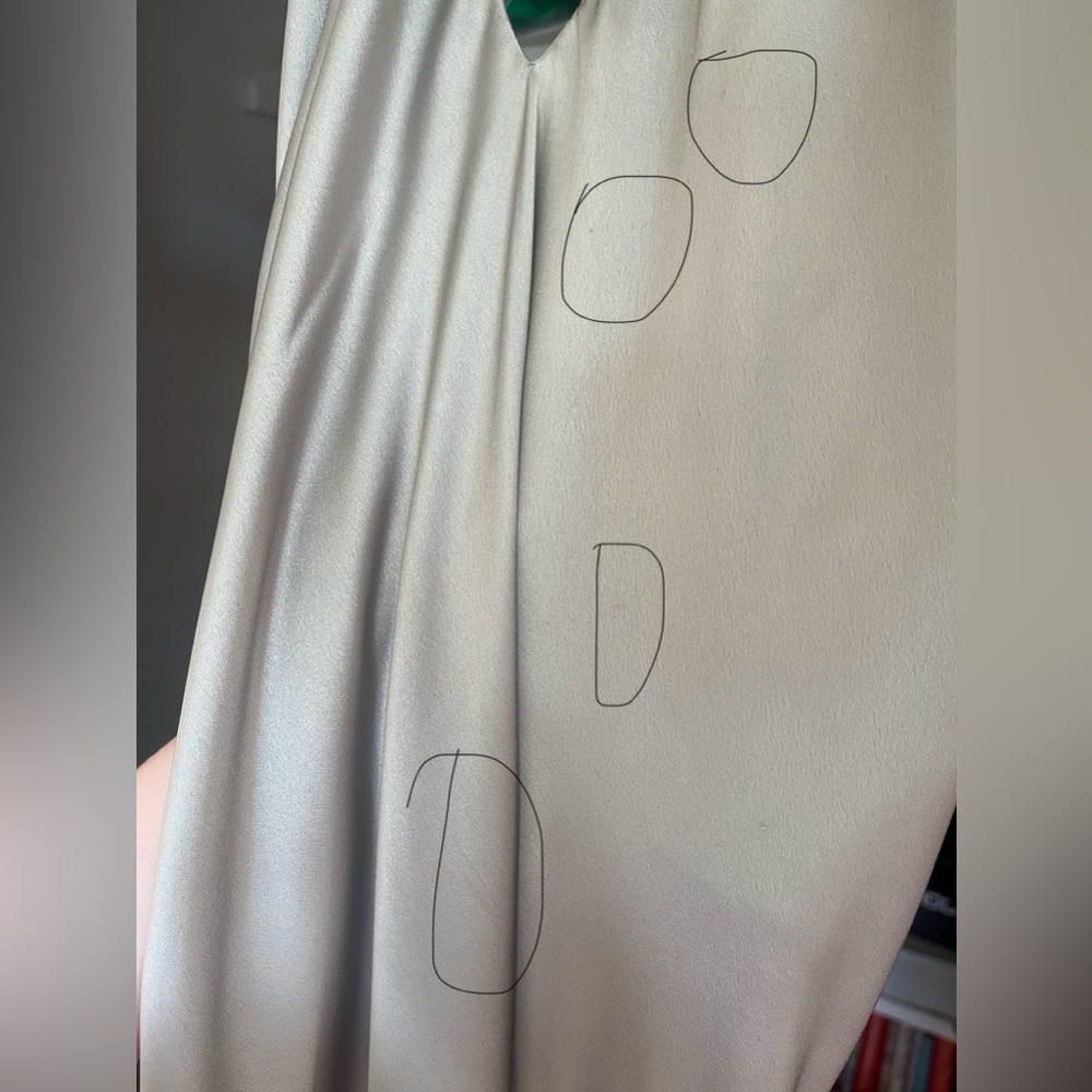 Show Me Your MuMu Jasmine Halter Midi Dress Moss Green Luxe Satin S - Picture 6 of 14